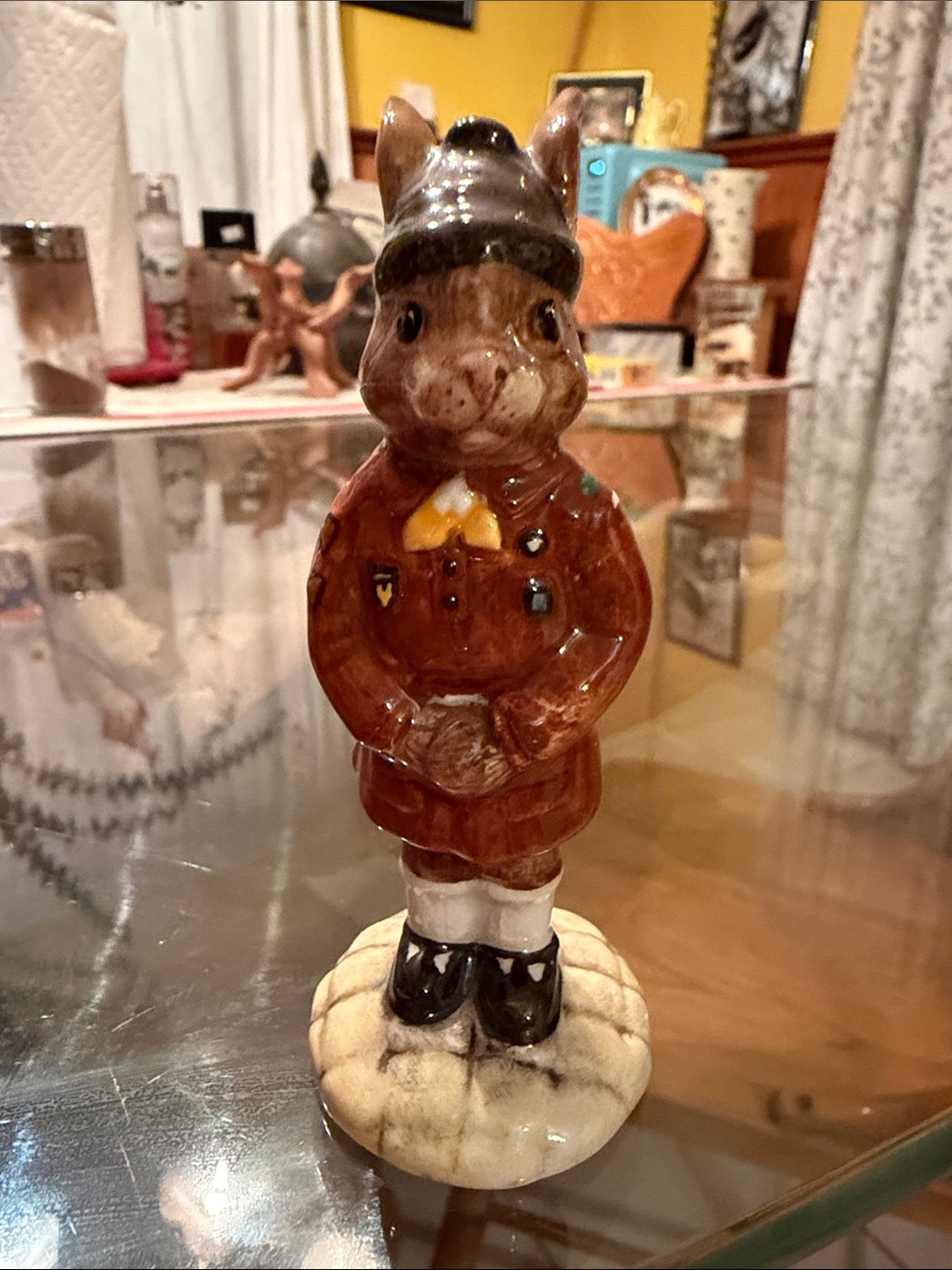 Royal Doulton 1987 Hand-Painted Ceramic Brownie Bunkins